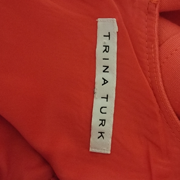 Trina Turk Coral Pink Dress size snall - Picture 3 of 5